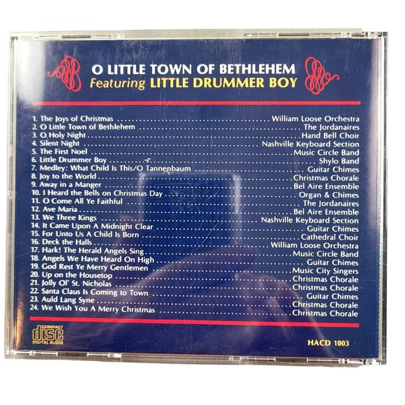 24 Christmas Classics - O Little Town of Bethlehem & Little Drummer Boy 37110cd - Picture 3 of 3